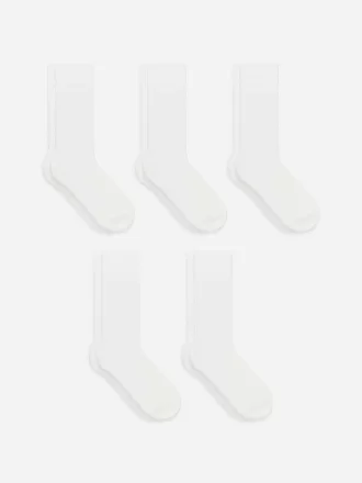 Socken aus Supima-Baumwollripp, 5 Paar