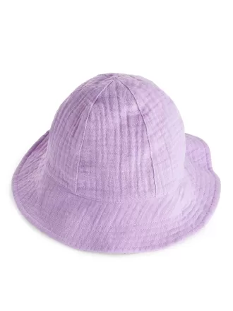 Sonnenhut aus Baumwollmusselin Sonnenhut aus Baumwollmusselin