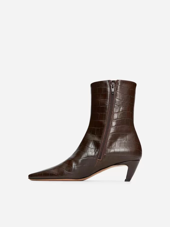 Stiefeletten mit eckiger Zehenpartie Stiefeletten mit eckiger Zehenpartie