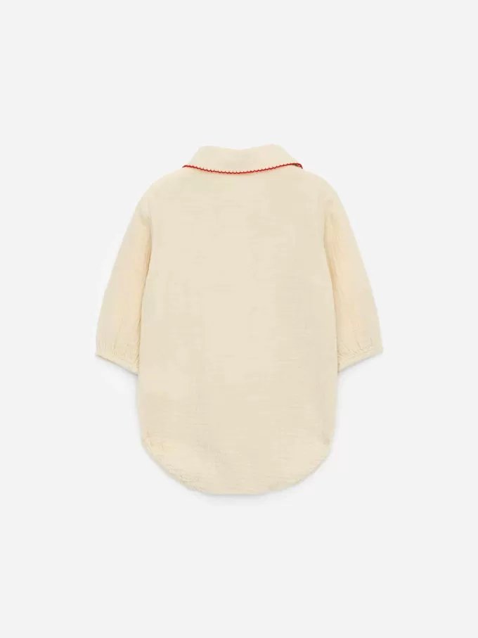 Strampler aus Baumwollmusselin Strampler aus Baumwollmusselin