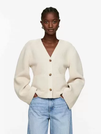 Strickjacke aus Baumwolle