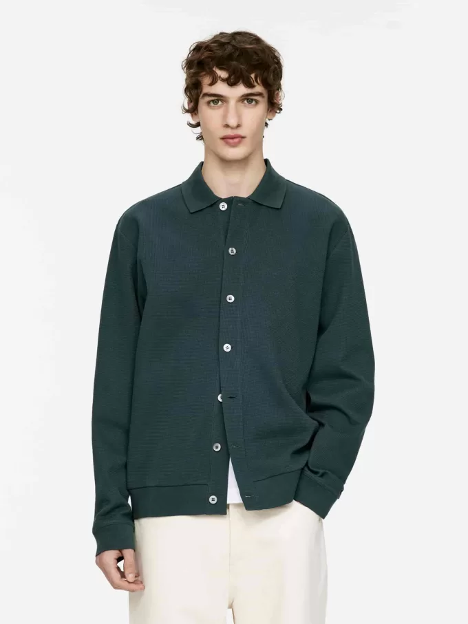 Strickjacke aus Baumwolljersey Strickjacke aus Baumwolljersey