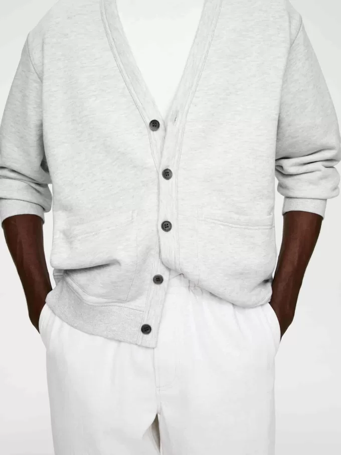 Strickjacke aus Baumwolljersey Strickjacke aus Baumwolljersey