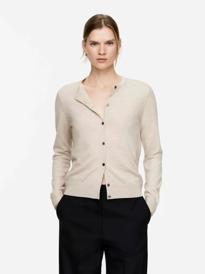 Strickjacke aus Merinowolle Strickjacke aus Merinowolle