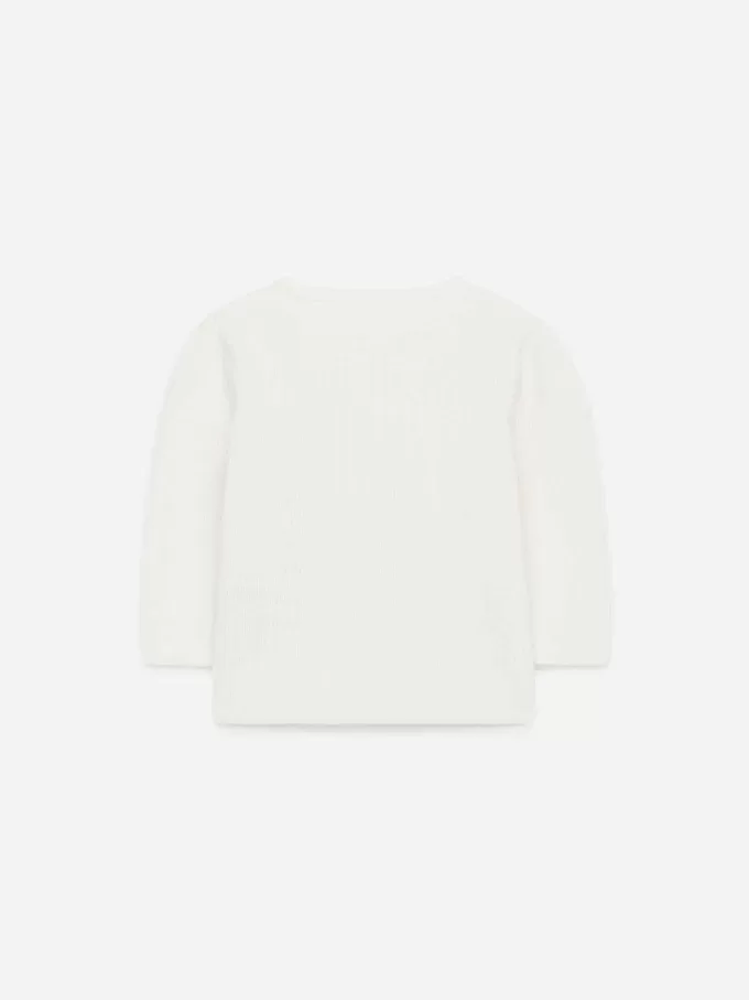 Strickjacke aus weicher Baumwolle für Neugeborene