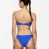 Strukturierter Bikini-Slip mit hoher Taille Strukturierter Bikini-Slip mit hoher Taille