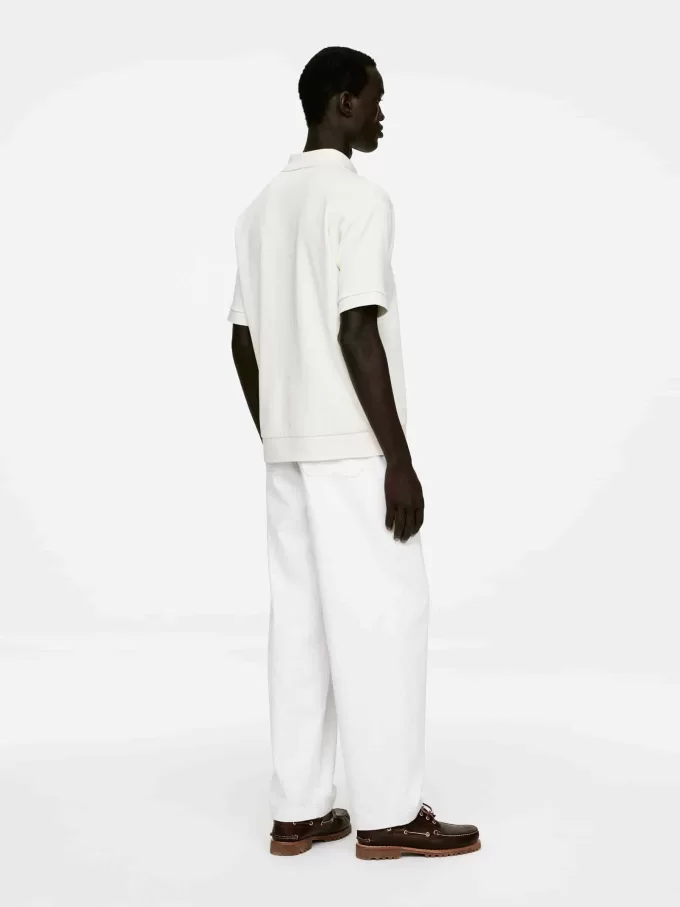 Strukturiertes Poloshirt Strukturiertes Poloshirt