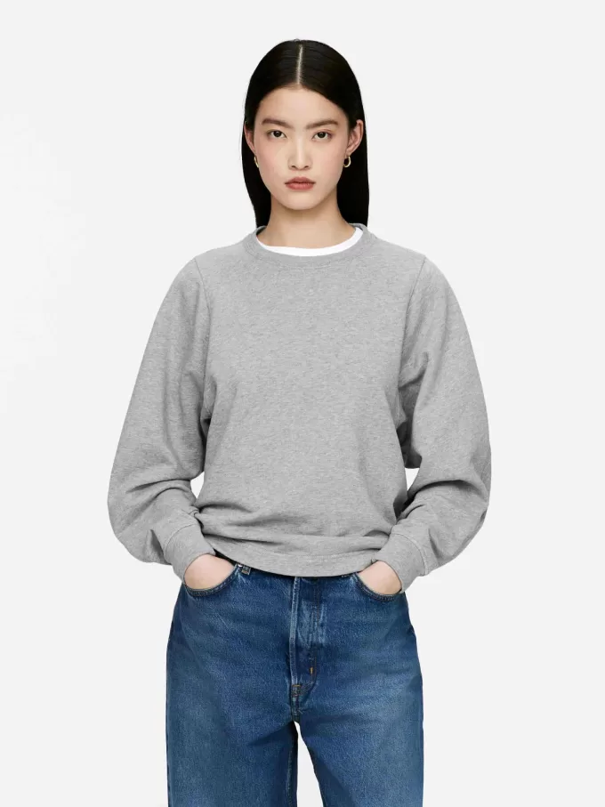 Sweatshirt aus Cocoon-Baumwolle Sweatshirt aus Cocoon-Baumwolle