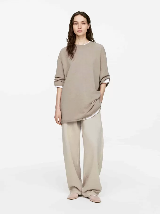 T-Shirt aus Leinen-Baumwoll-Mischung T-Shirt aus Leinen-Baumwoll-Mischung