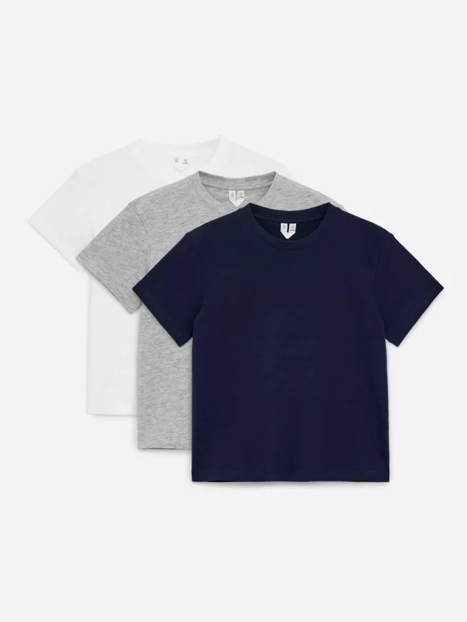 T-Shirt mit Rundhalsausschnitt im 3er-Set T-Shirt mit Rundhalsausschnitt im 3er-Set