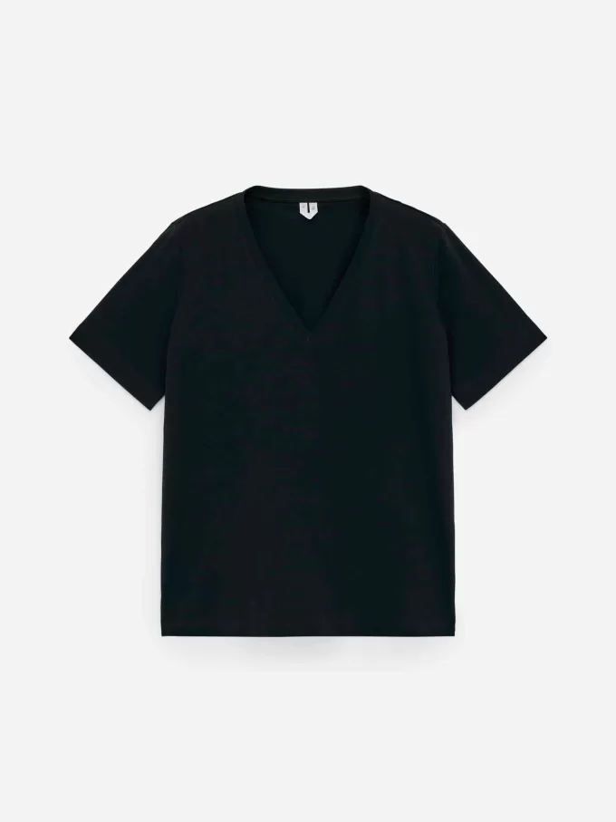 T-Shirt mit V-Ausschnitt