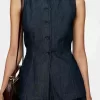 Taillierte Jeansweste Taillierte Jeansweste