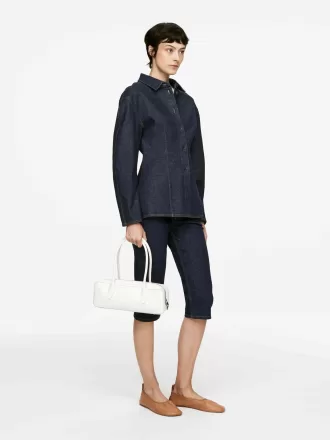 Tailliertes Jeanshemd