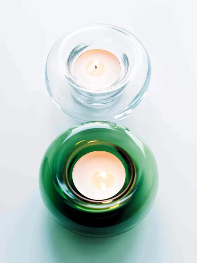 Teelichthalter aus Glas Teelichthalter aus Glas