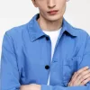 Überfärbtes Twill-Overshirt Überfärbtes Twill-Overshirt