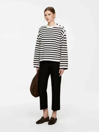 Übergroßer Baumwollpullover