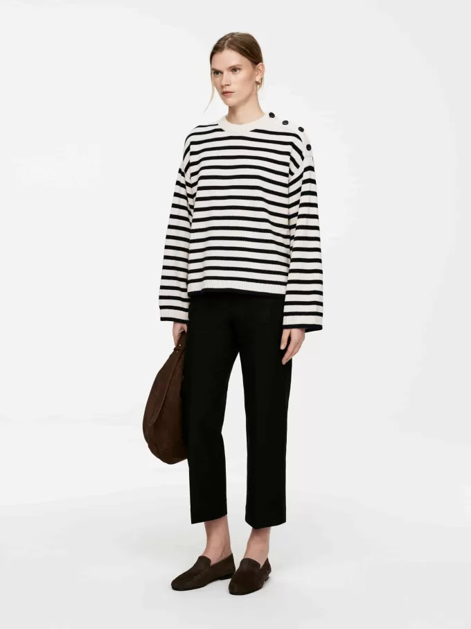 Übergroßer Baumwollpullover Übergroßer Baumwollpullover