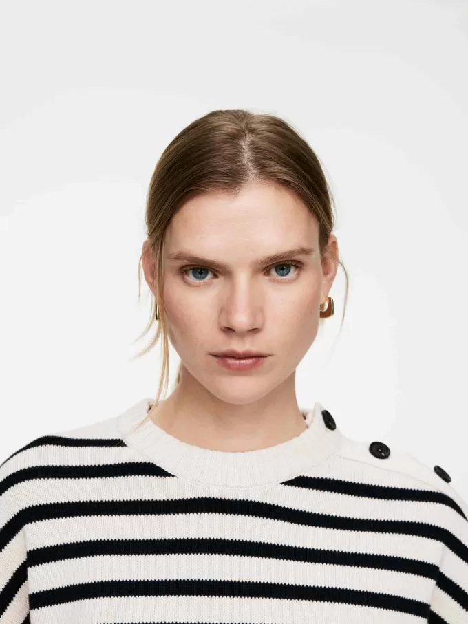 Übergroßer Baumwollpullover Übergroßer Baumwollpullover