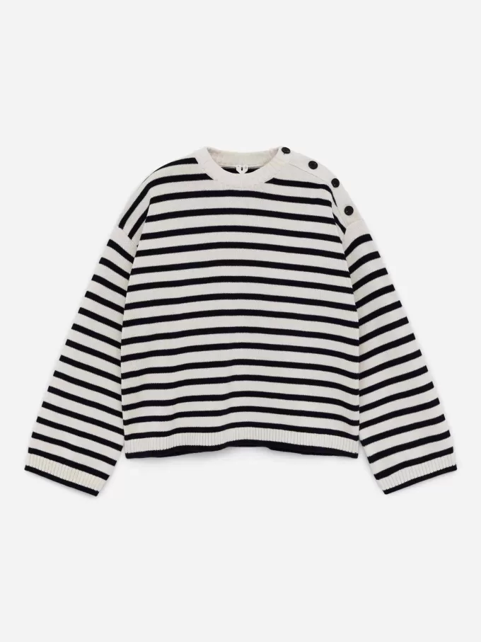 Übergroßer Baumwollpullover Übergroßer Baumwollpullover