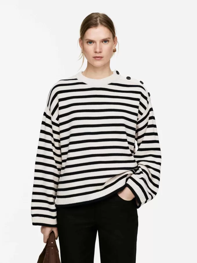 Übergroßer Baumwollpullover Übergroßer Baumwollpullover