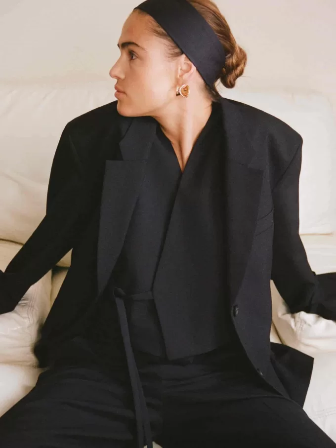 Übergroßer Wollblazer Übergroßer Wollblazer