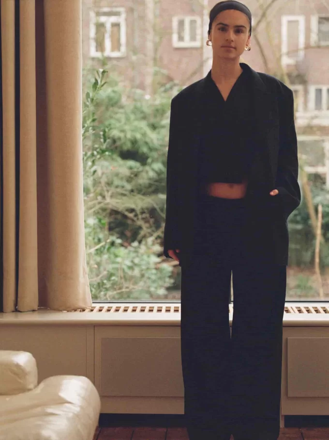 Übergroßer Wollblazer Übergroßer Wollblazer