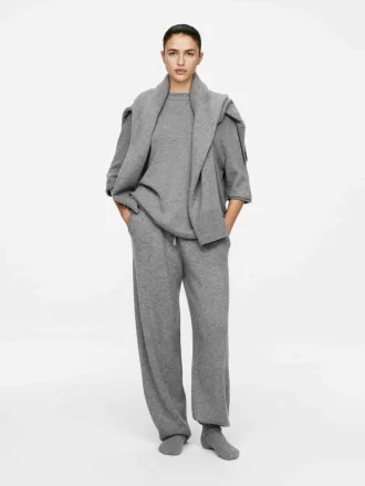 Übergroßes Kaschmir-T-Shirt