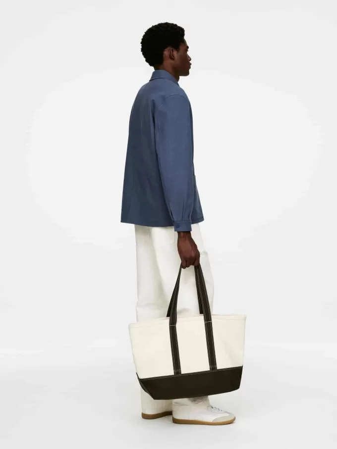 Überhemd aus Baumwolle/Leinen Überhemd aus Baumwolle/Leinen