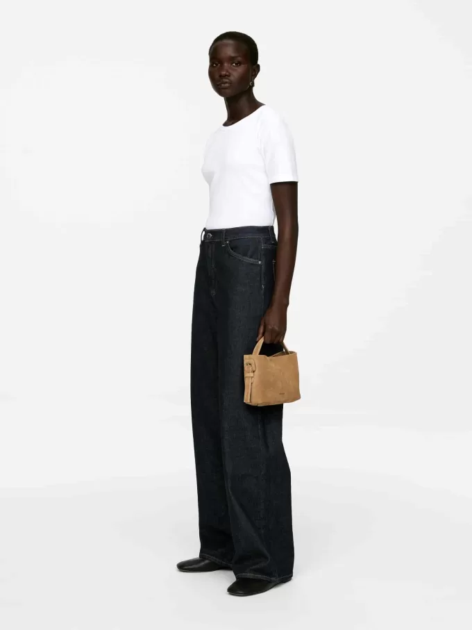 Umhängetasche aus Wildleder Umhängetasche aus Wildleder