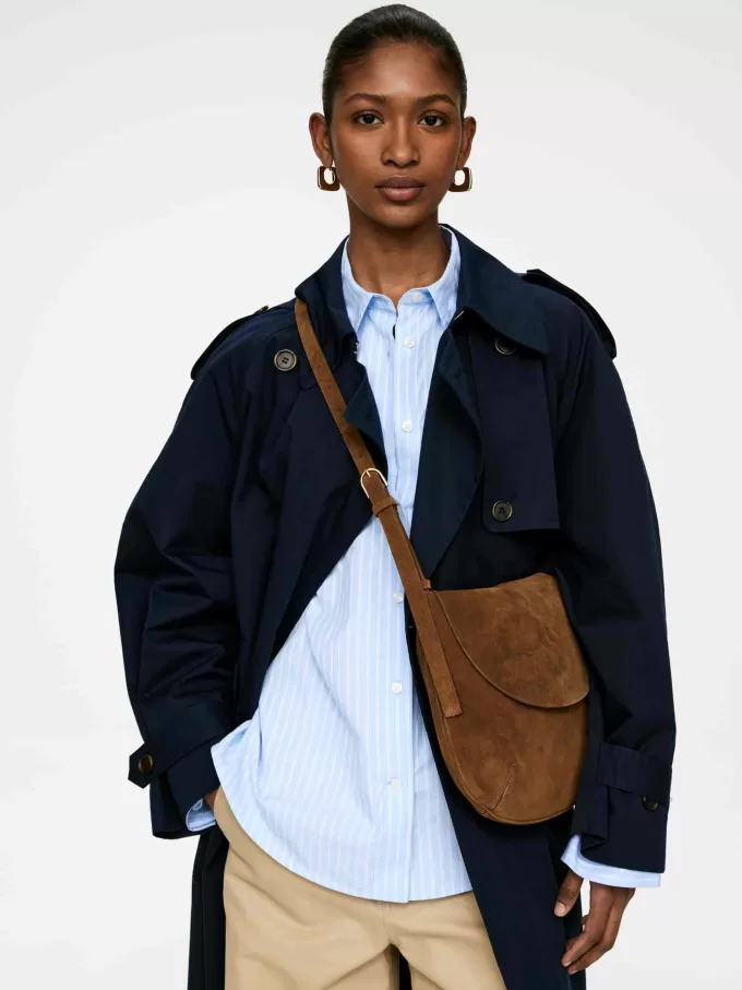 Umhängetasche aus Wildleder Umhängetasche aus Wildleder