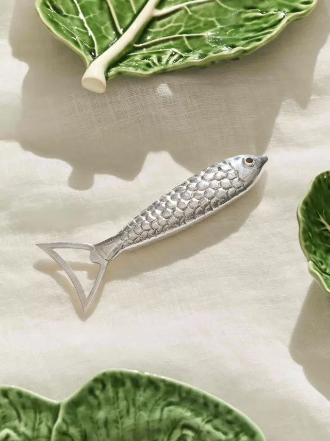 Versilberter Flaschenöffner