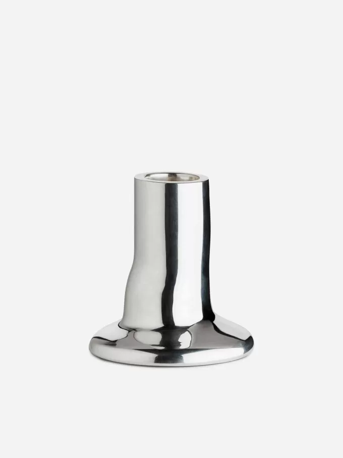 Versilberter Kerzenhalter