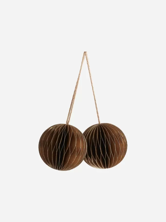 Wabenornamente im 2er-Set Wabenornamente im 2er-Set