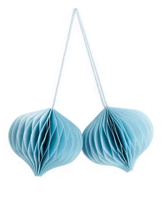 Wabenornamente im 2er-Set