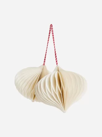 Wabenornamente im 2er-Set