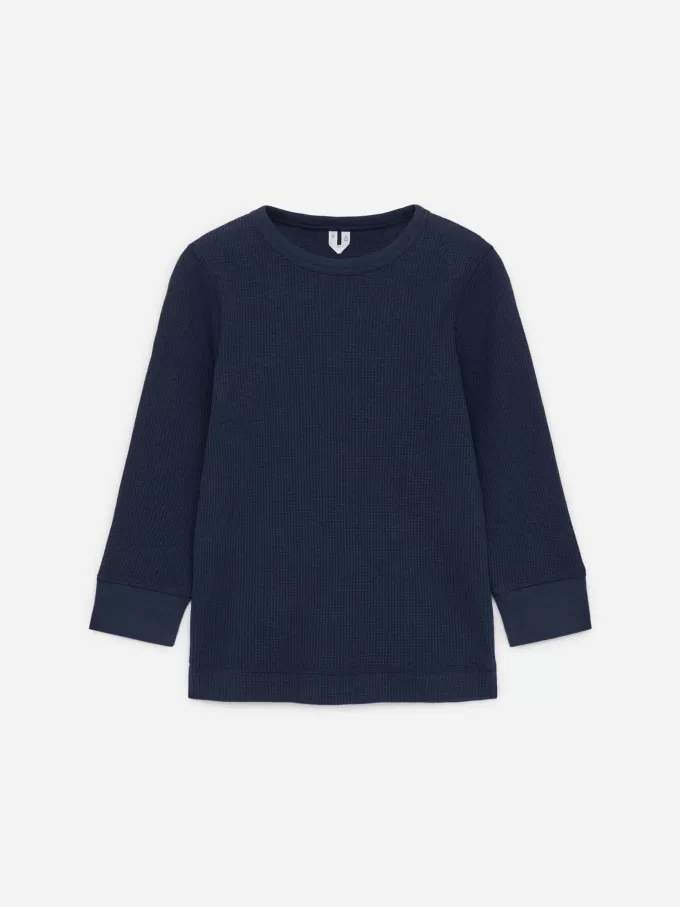 Waffel-Jersey-Oberteil Waffel-Jersey-Oberteil