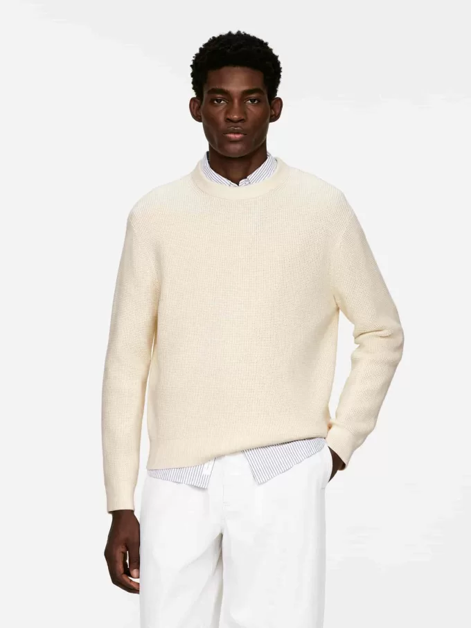 Waffelstrickpullover Waffelstrickpullover