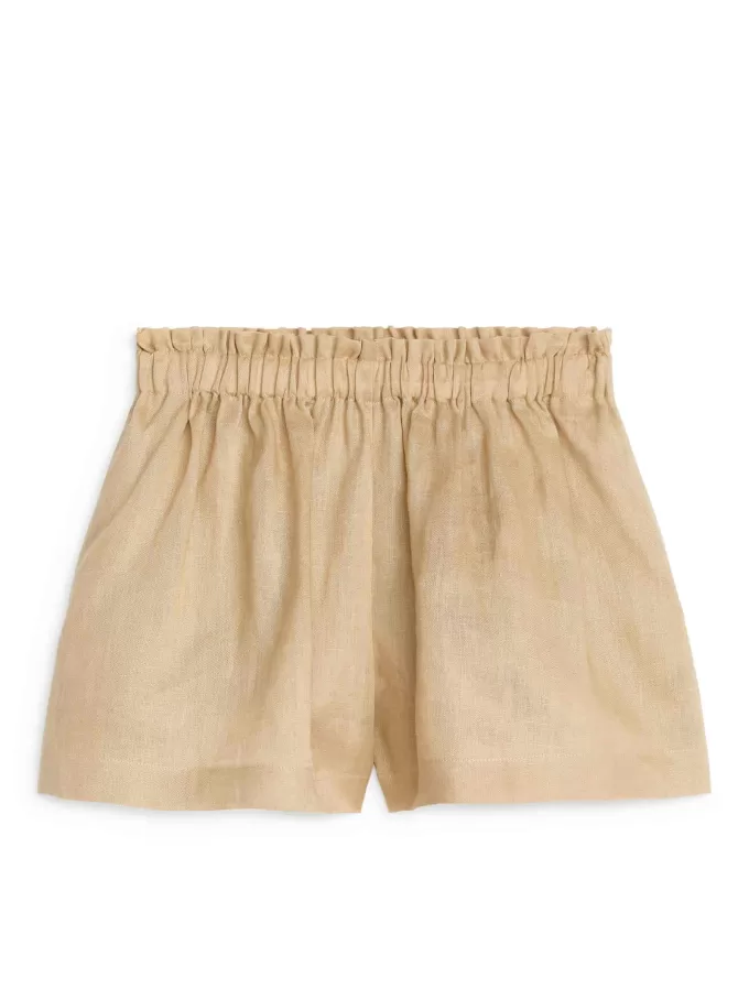 Weite Leinenshorts Weite Leinenshorts