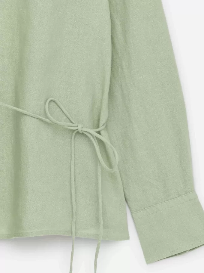 Wickelhemd aus Leinen