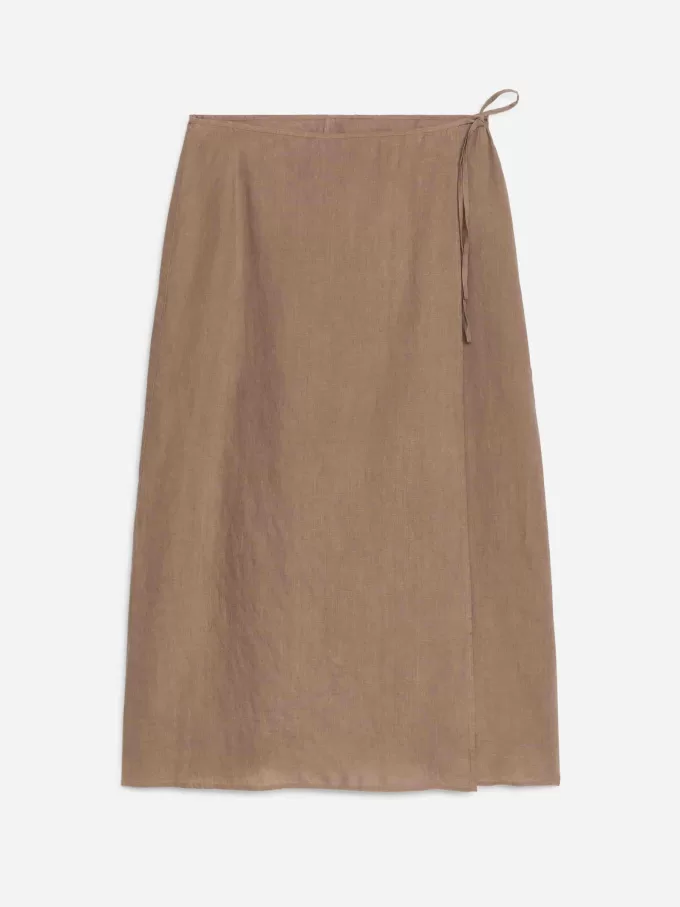 Wickelrock aus Leinen Wickelrock aus Leinen