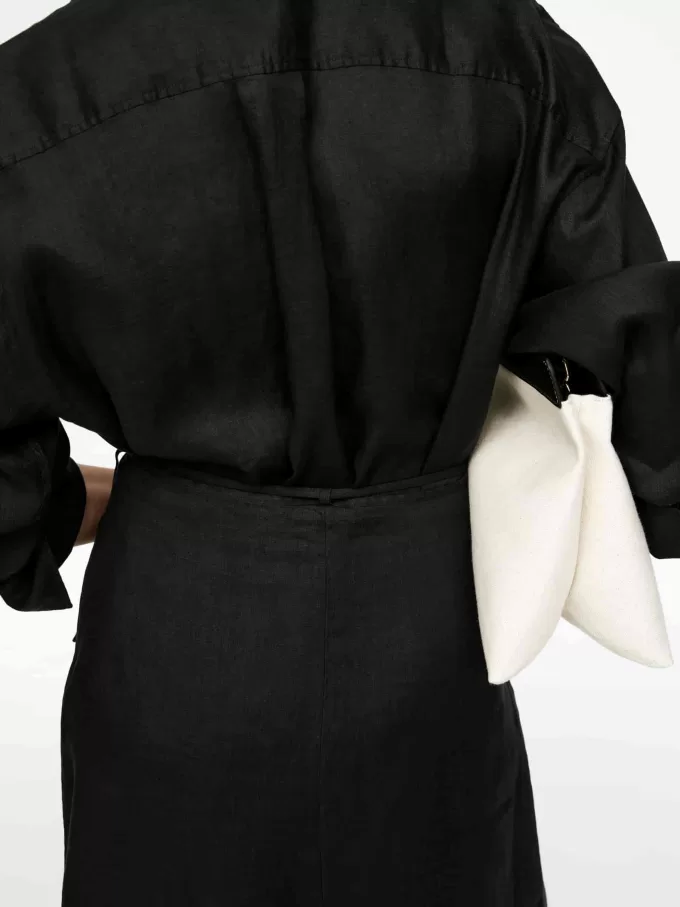 Wickelrock aus Leinen Wickelrock aus Leinen