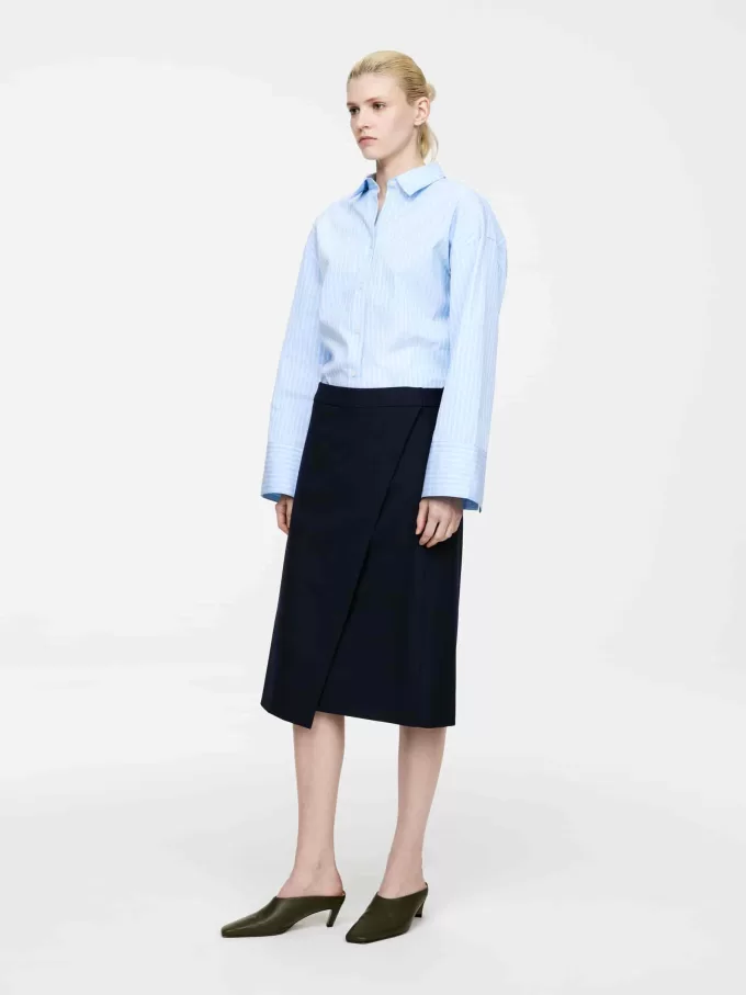 Wickelrock aus Wolle