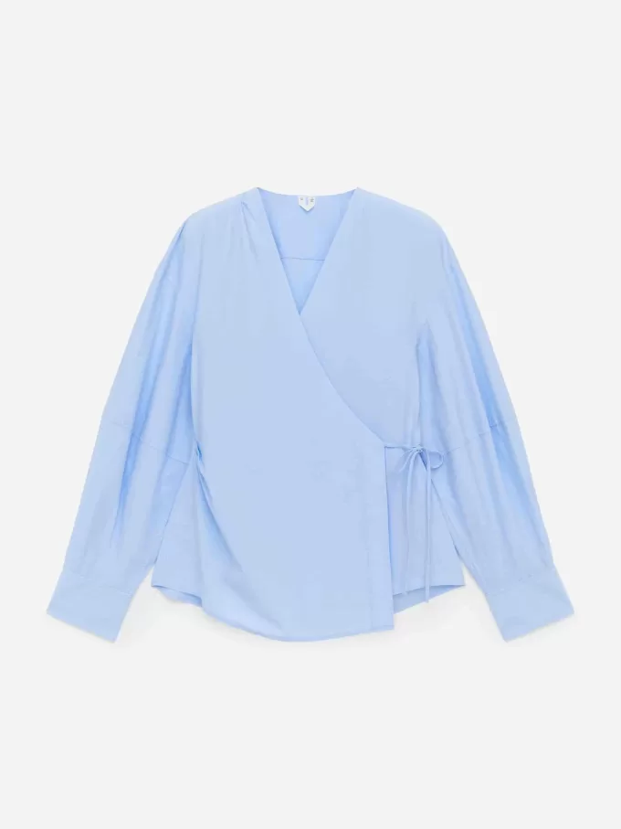 Wickeltop aus Baumwolle