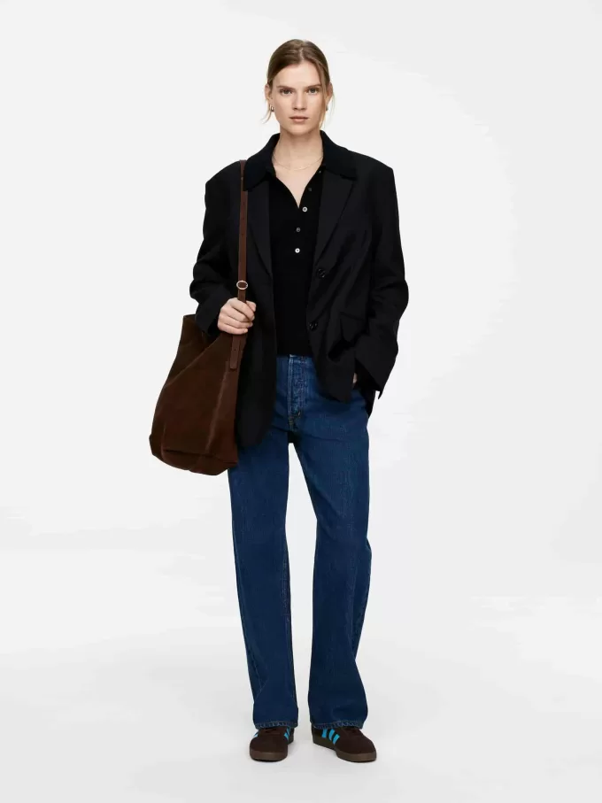 Wildleder-Einkaufstasche Wildleder-Einkaufstasche