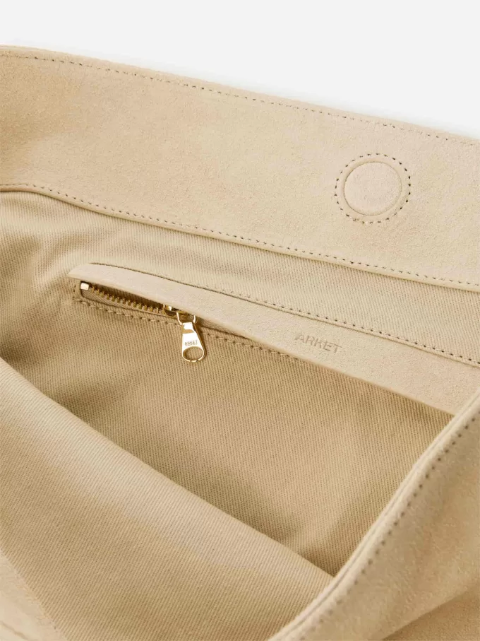 Wildleder-Einkaufstasche Wildleder-Einkaufstasche